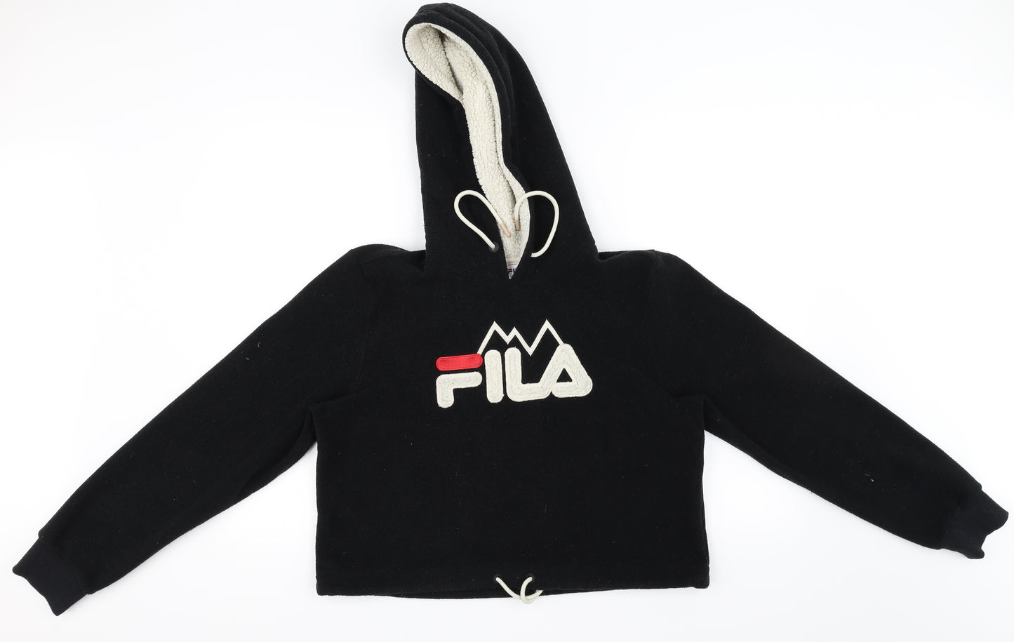 FILA Womens Black   Pullover Hoodie Size M
