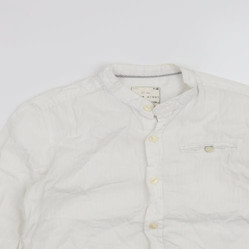 Zara Boys White   Basic Button-Up Size 7-8 Years