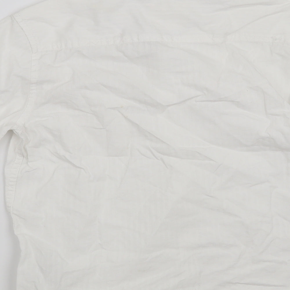 Zara Boys White   Basic Button-Up Size 7-8 Years