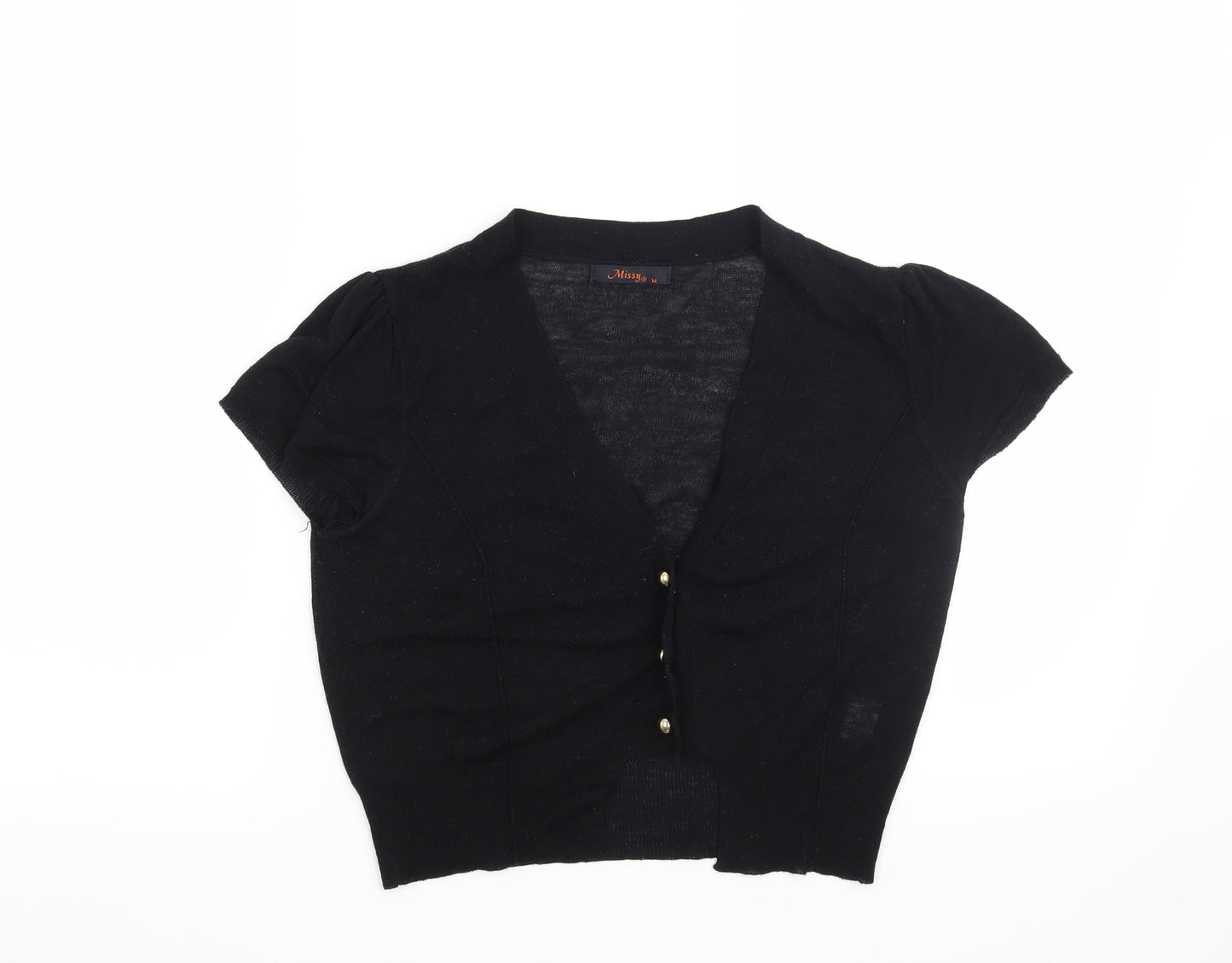 Missy Womens Black   Cardigan Jumper Size M
