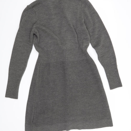 Per Una Womens Grey   Cardigan Jumper Size S