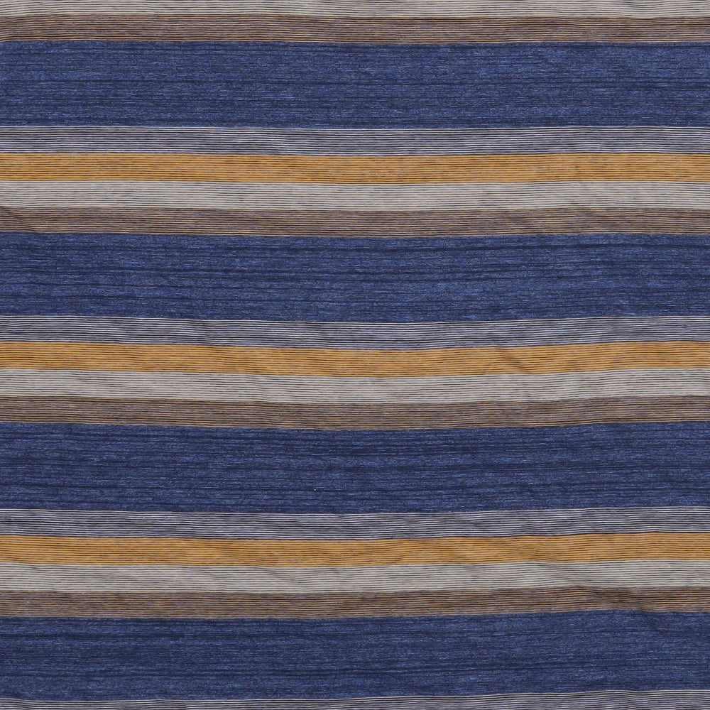 Marks and Spencer Mens Blue Striped   Button-Up Size L