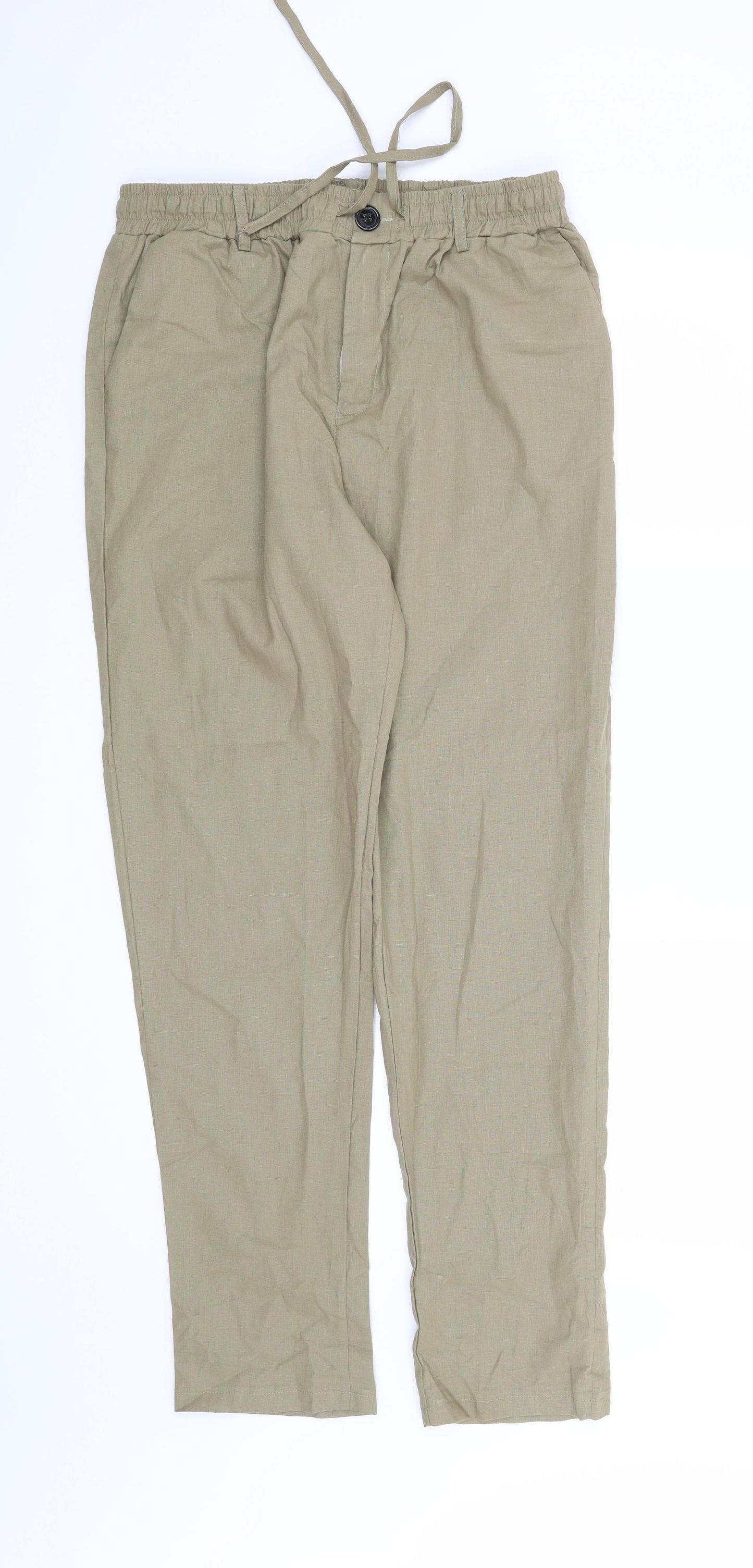 Preworn Womens Green   Trousers  Size L L29 in