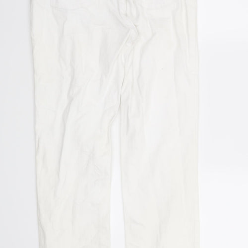 Per Una Womens White   Straight Jeans Size 10 L30 in