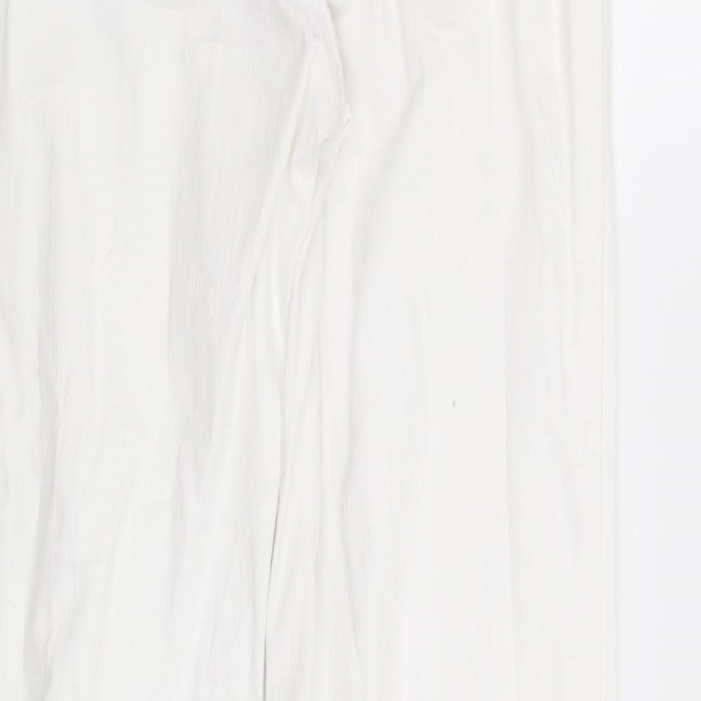 Per Una Womens White   Straight Jeans Size 10 L30 in