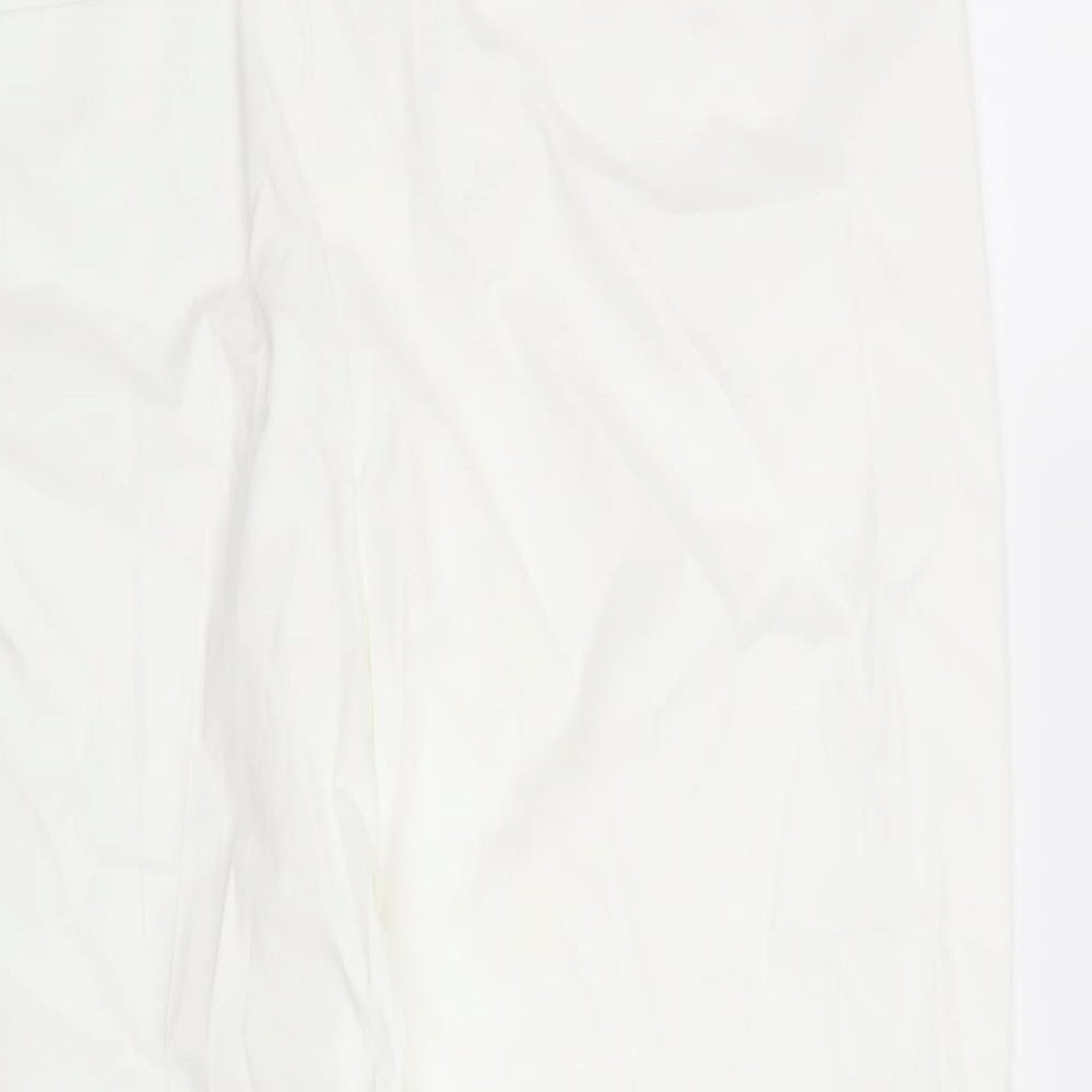 TU Womens White   Chino Trousers Size 18 L22 in