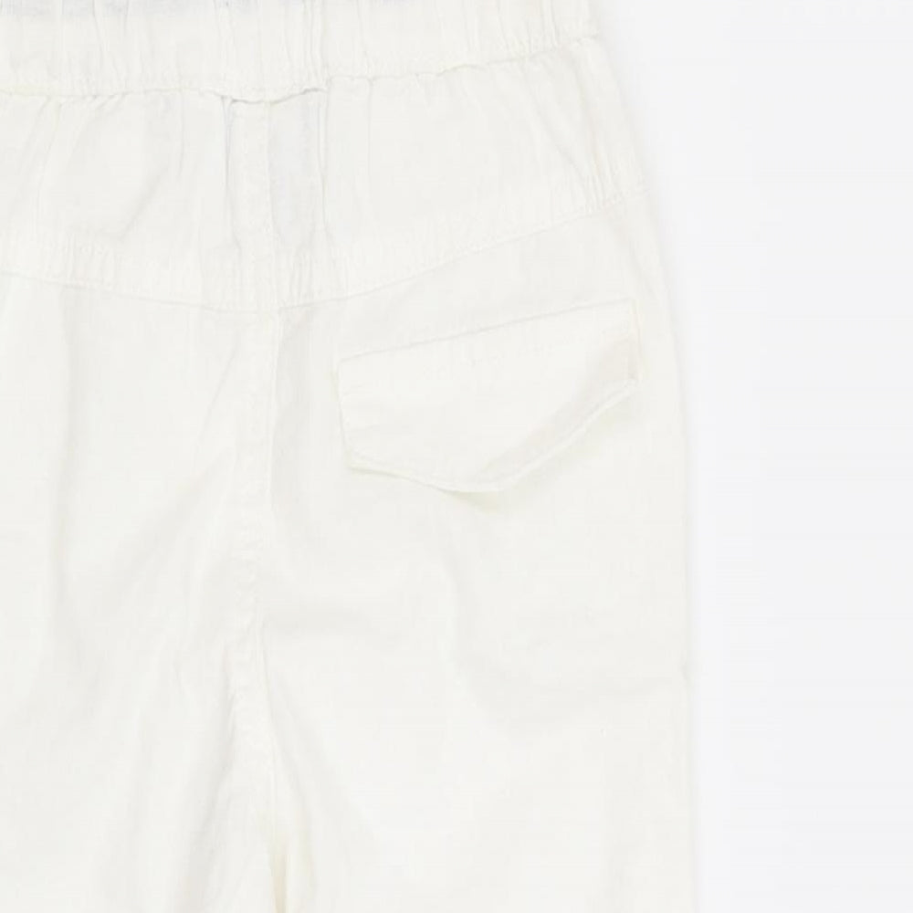 NEXT Boys White   Cargo Trousers Size 18-24 Months