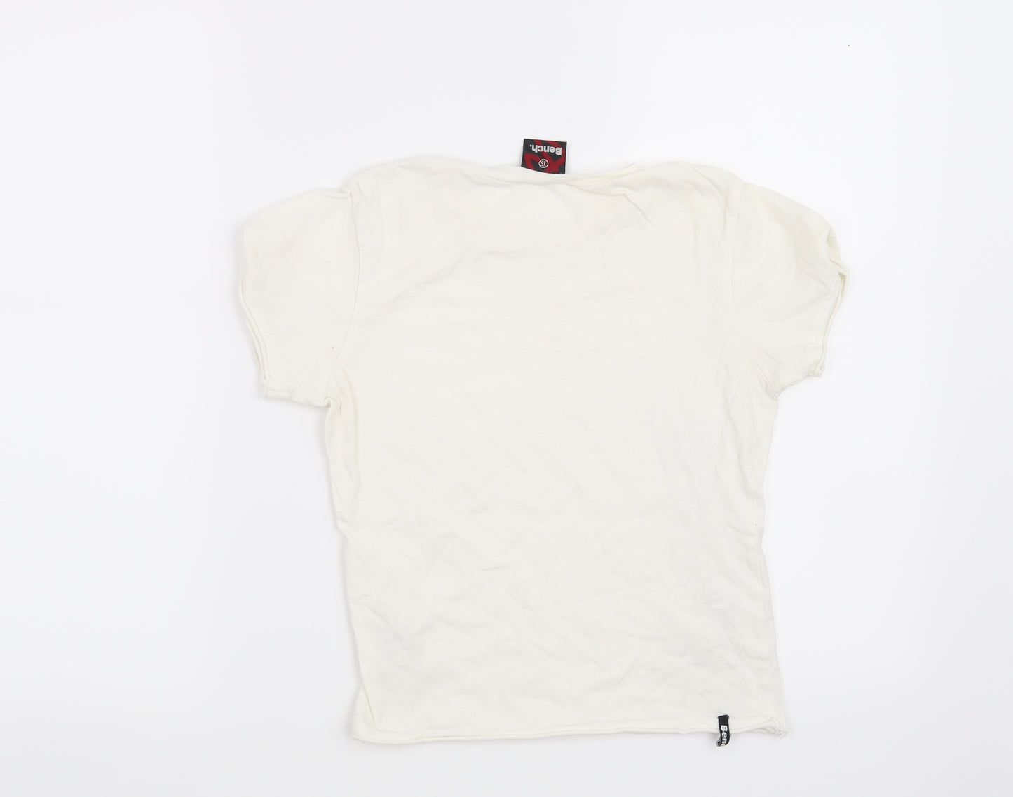Bench Womens White   Basic T-Shirt Size XS