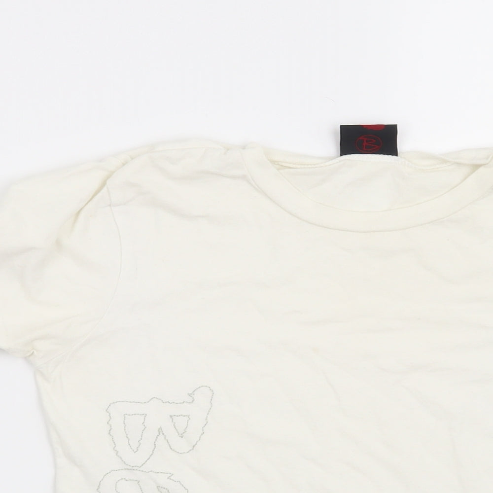Bench Womens White   Basic T-Shirt Size XS