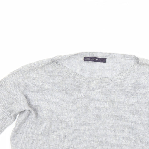 Marks and Spencer Womens Grey   Pullover Jumper Size 8