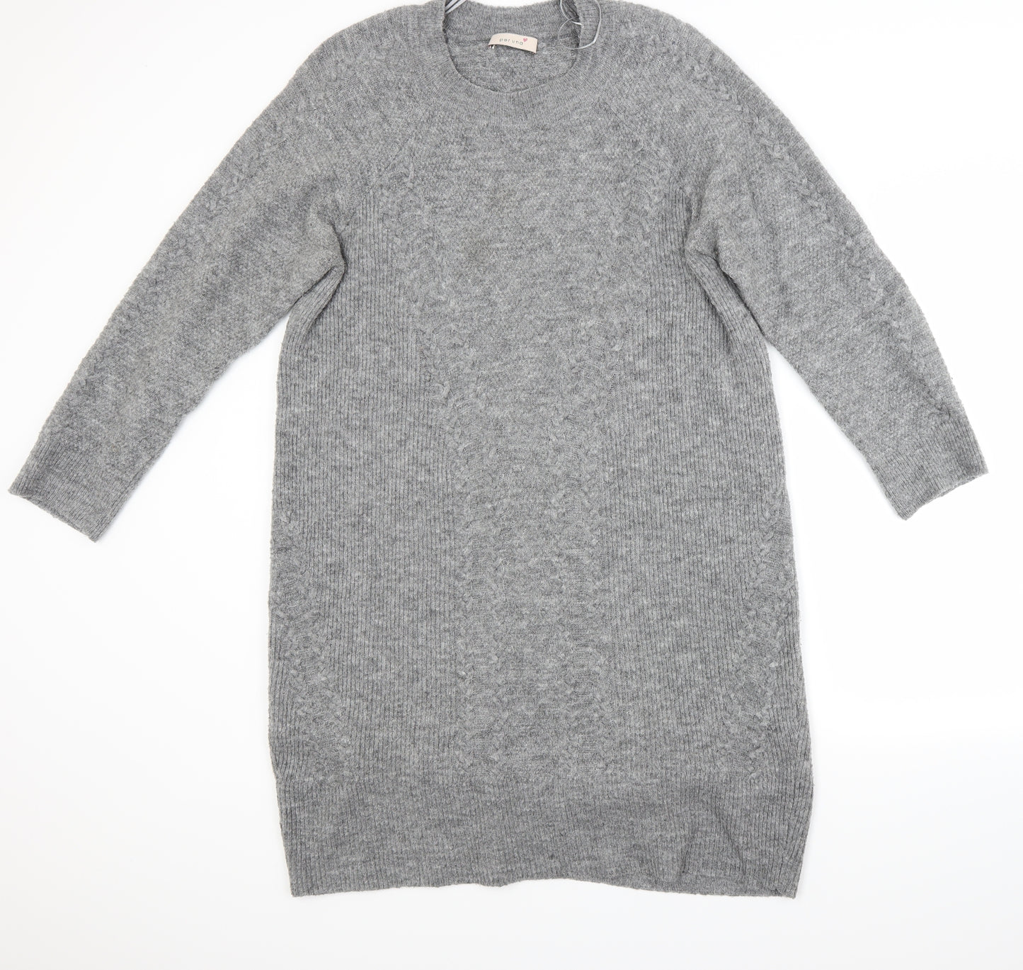 Per Una Womens Grey   Jumper Dress  Size 16