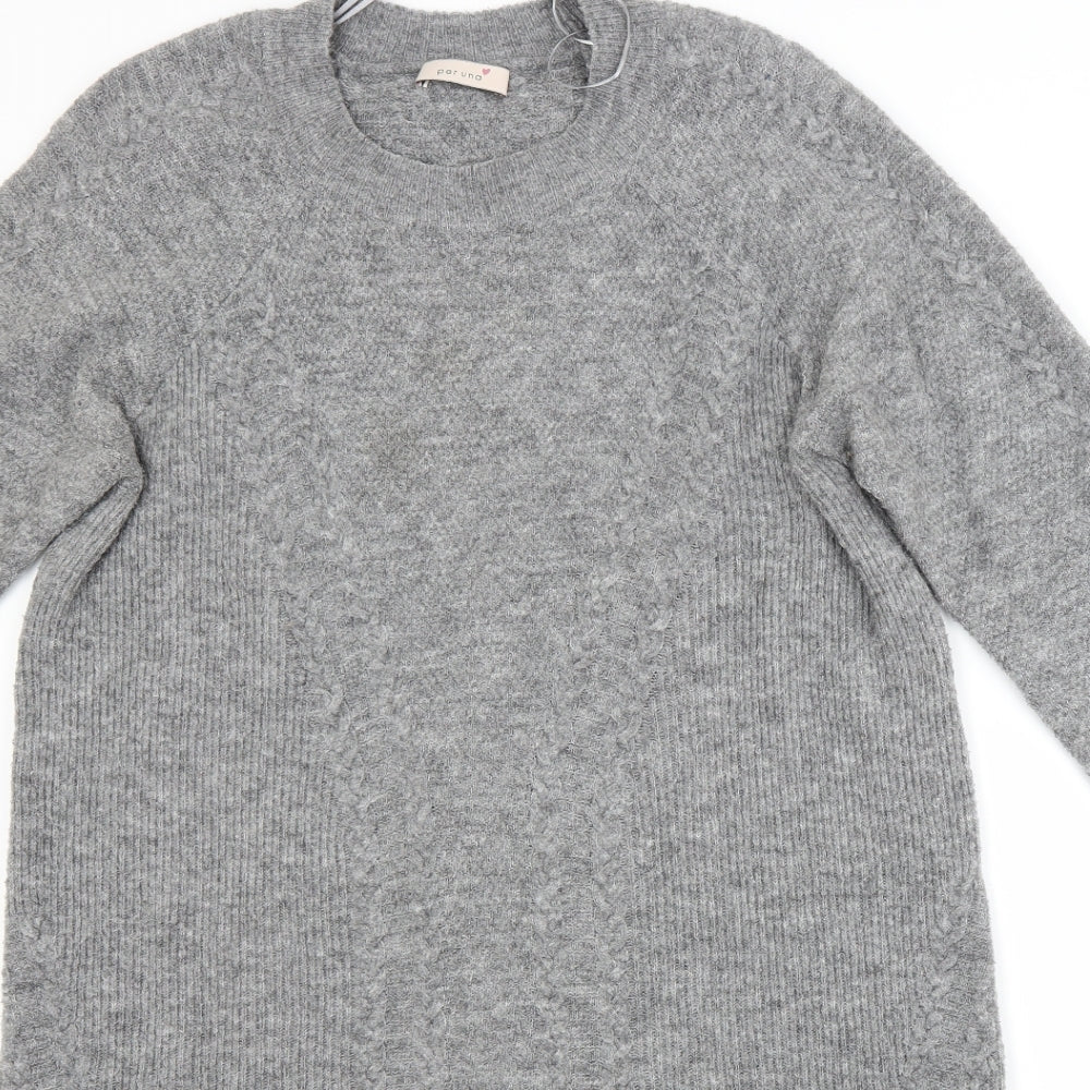 Per Una Womens Grey   Jumper Dress  Size 16