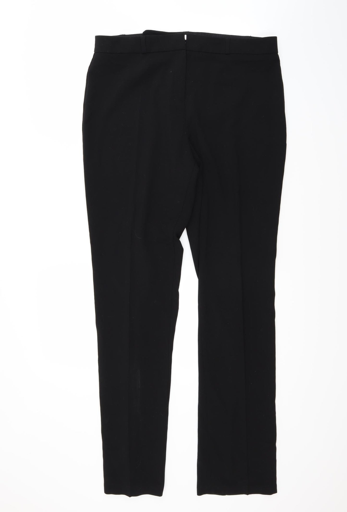 Marks and Spencer Womens Black   Trousers  Size 14 L28 in