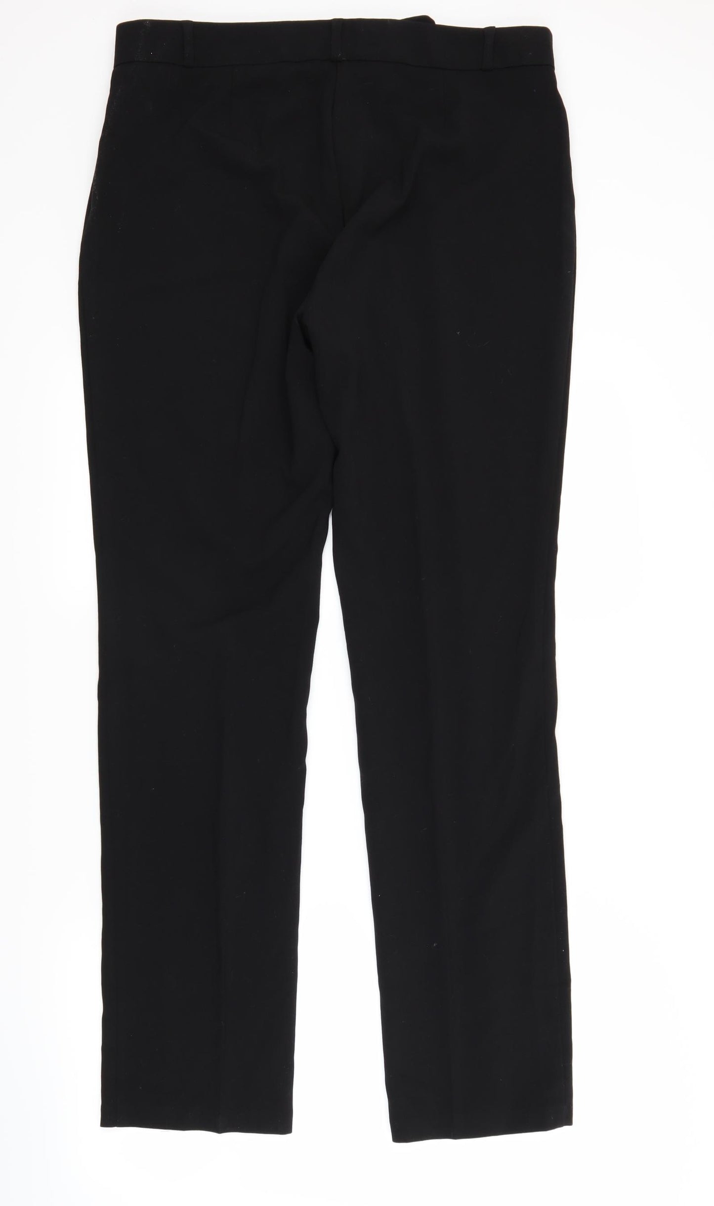 Marks and Spencer Womens Black   Trousers  Size 14 L28 in