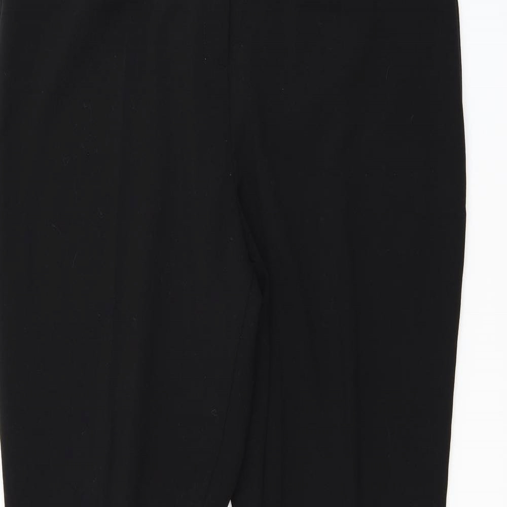 Marks and Spencer Womens Black   Trousers  Size 14 L28 in