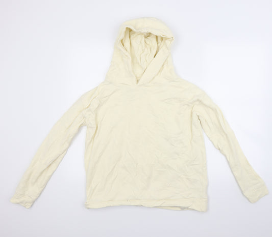 Miss Selfridge Womens White   Pullover Hoodie Size M
