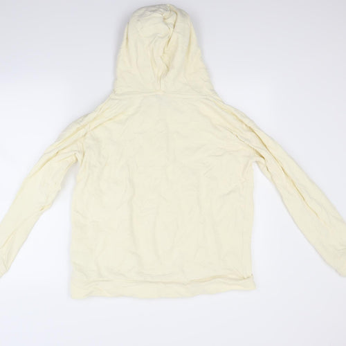 Miss Selfridge Womens White   Pullover Hoodie Size M