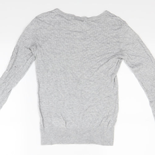 H&M Girls Grey   Pullover Jumper Size 15 Years