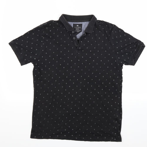 Preworn Mens Black    Polo Size M