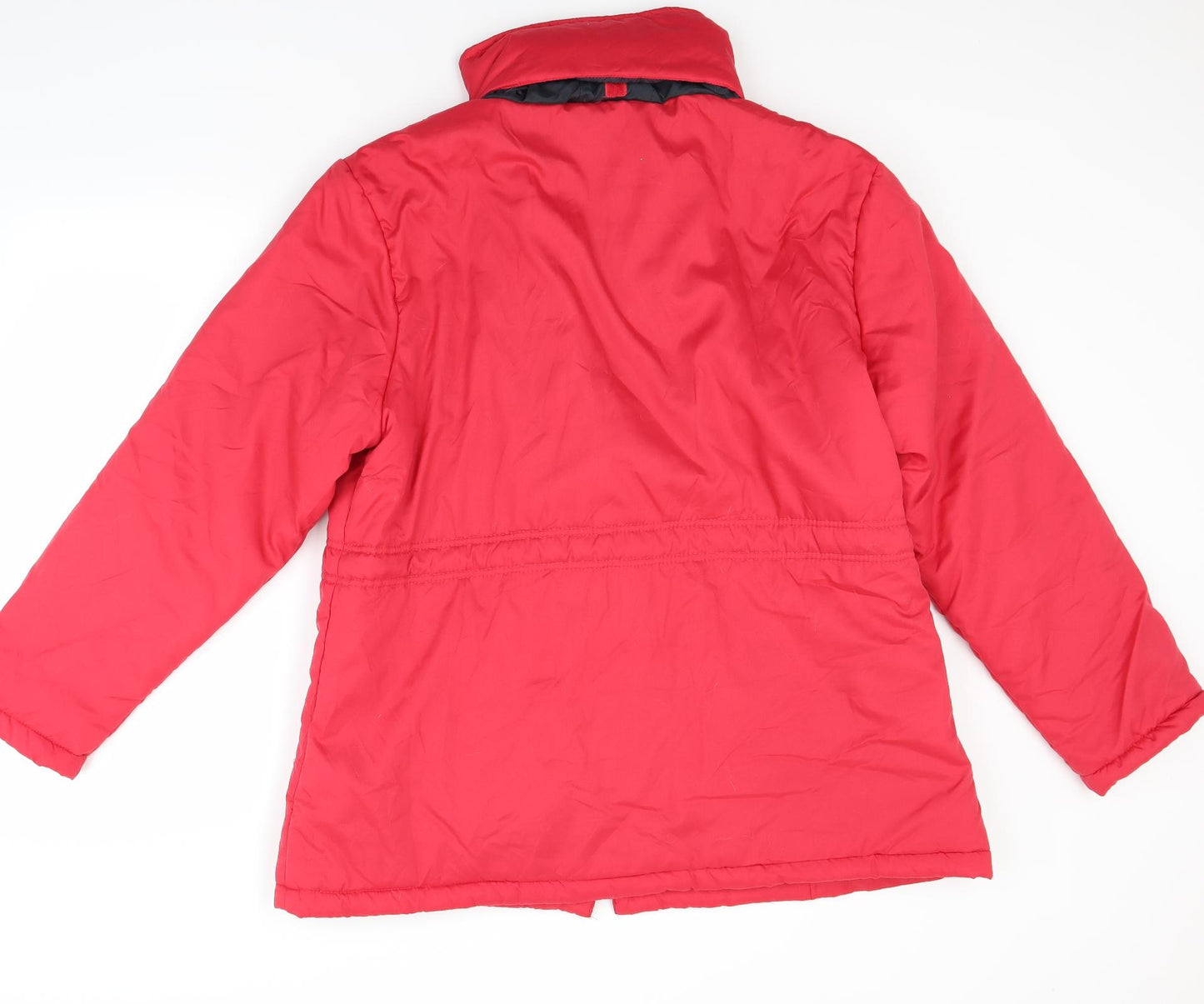 Anne De Lancay Womens Red   Jacket Coat Size L