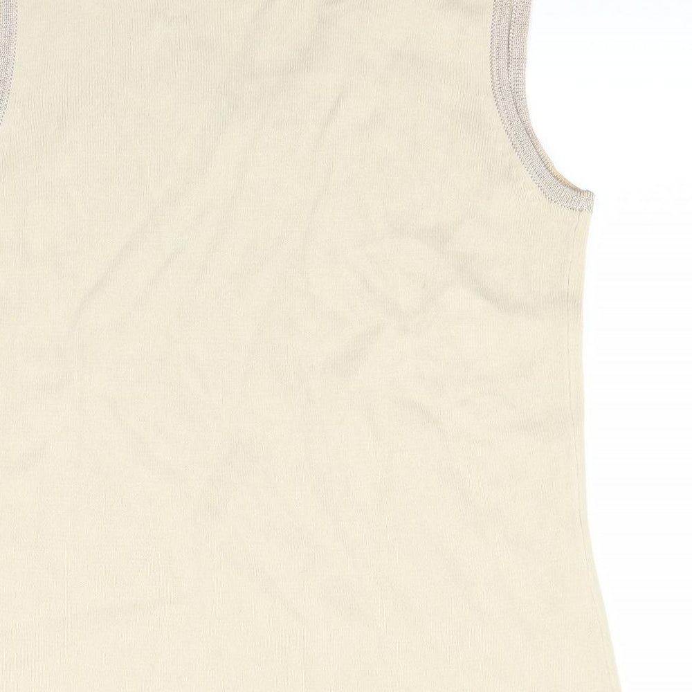 George Womens Beige   Vest Jumper Size 12