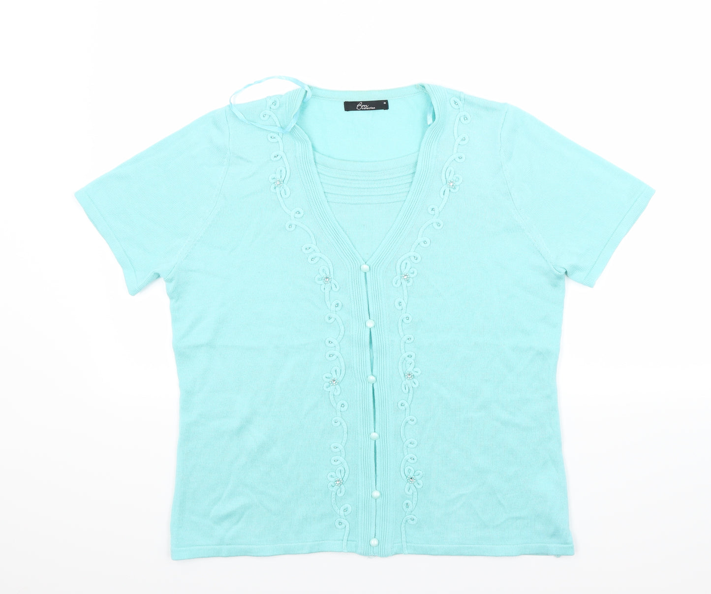 BM Womens Green   Basic Blouse Size M