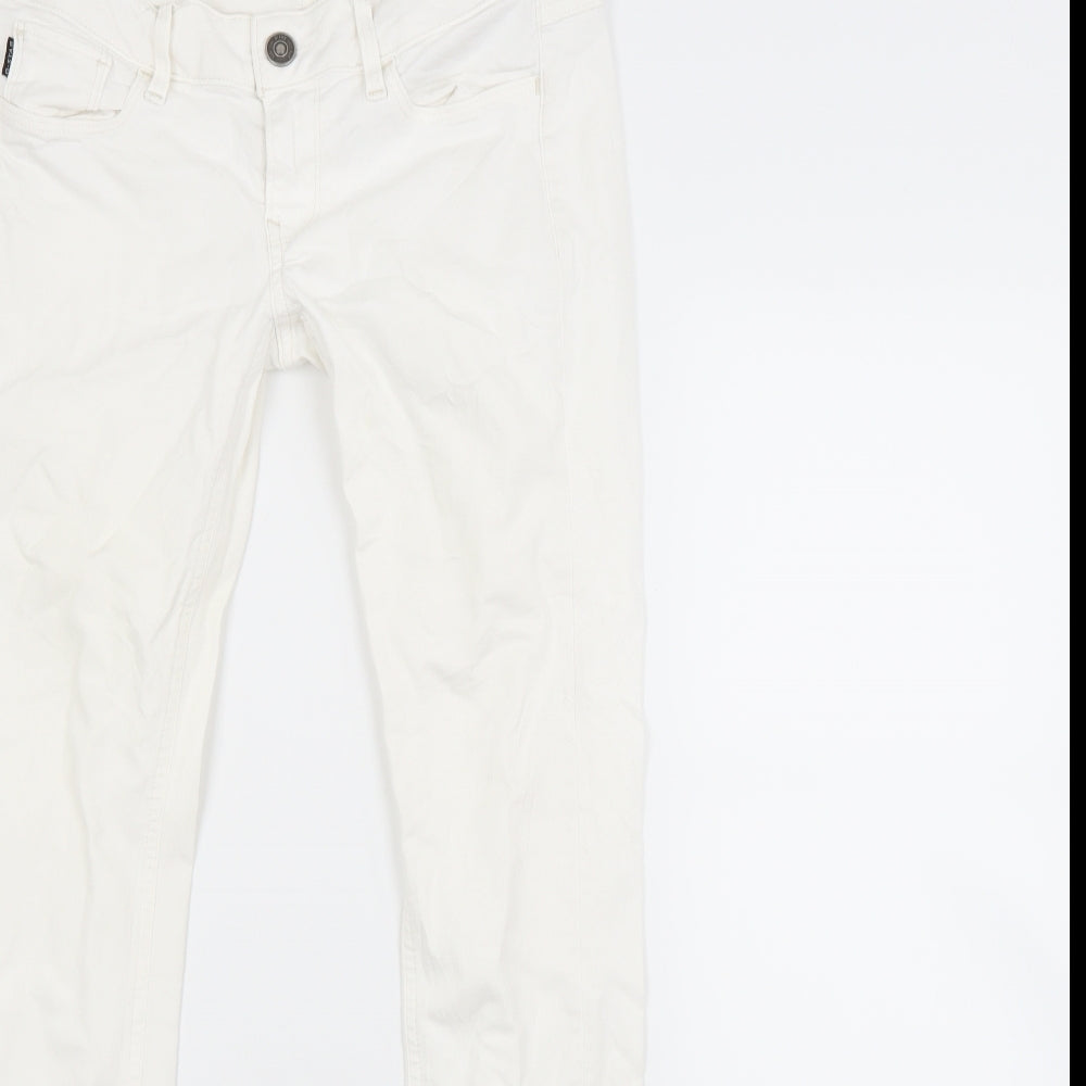 Dexter Womens White  Denim Skinny Jeans Size 10 L32 in
