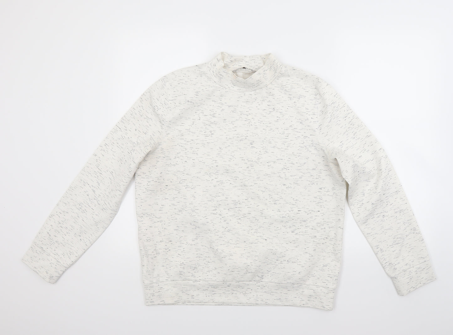 TU Womens White   Henley Sweatshirt Size 14