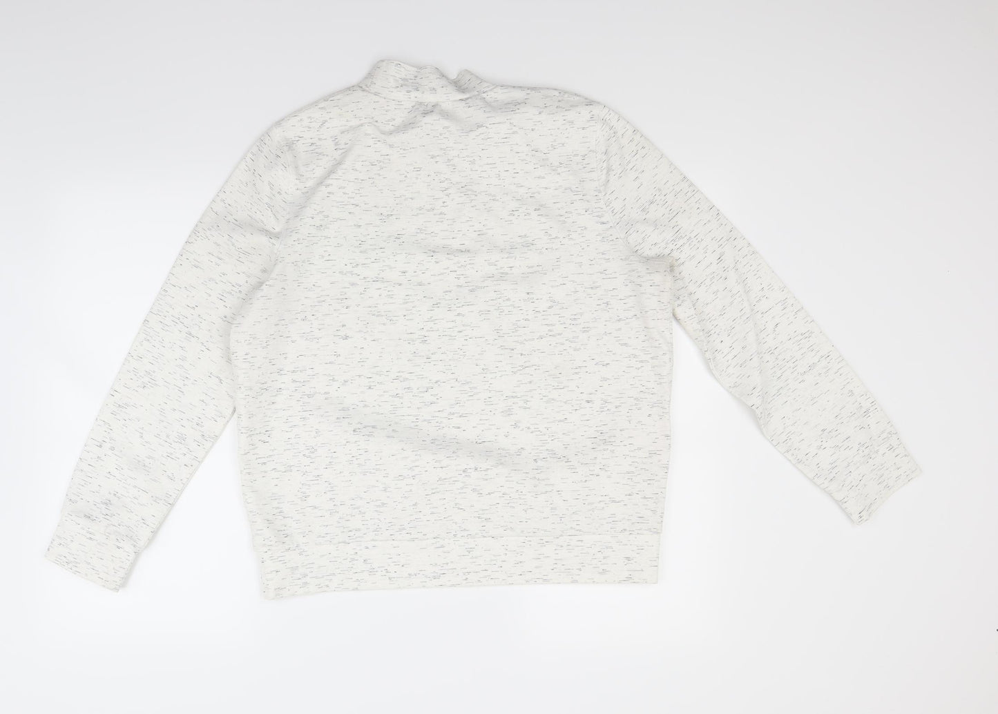 TU Womens White   Henley Sweatshirt Size 14