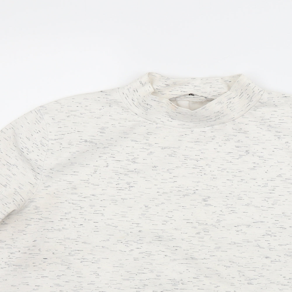 TU Womens White   Henley Sweatshirt Size 14