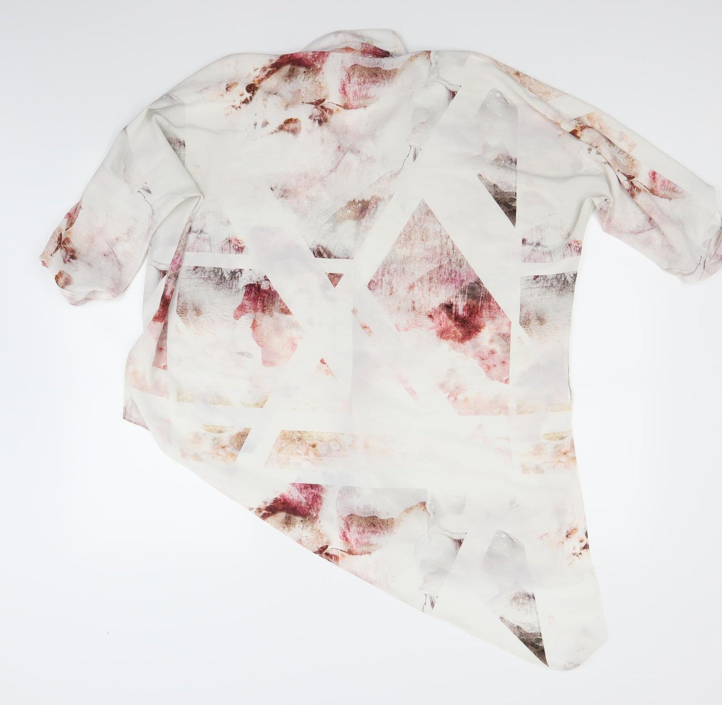River Island Womens Multicoloured Floral  Basic Blouse Size 10