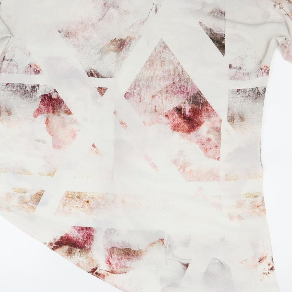 River Island Womens Multicoloured Floral  Basic Blouse Size 10