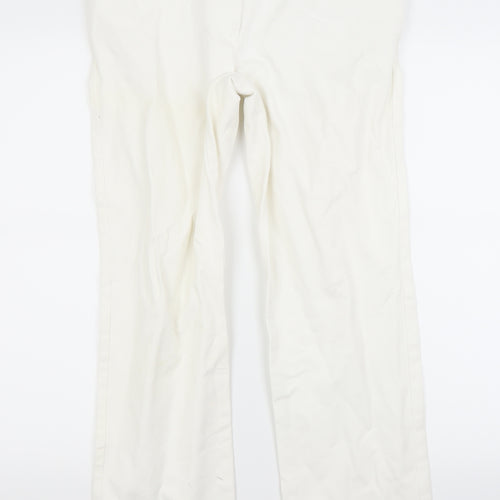 Viyella Womens White  Denim Straight Jeans Size 12 L27 in