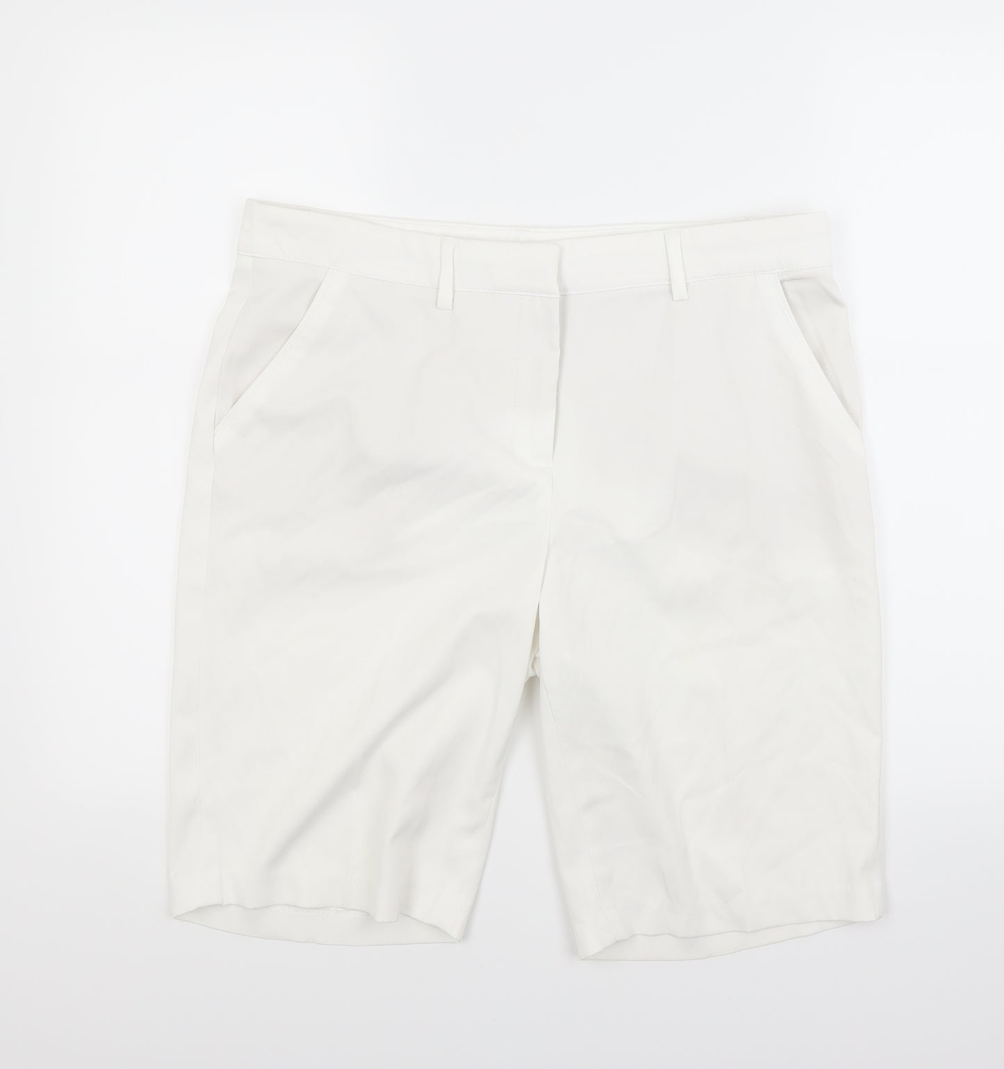 Preworn Womens White   Chino Shorts Size 10