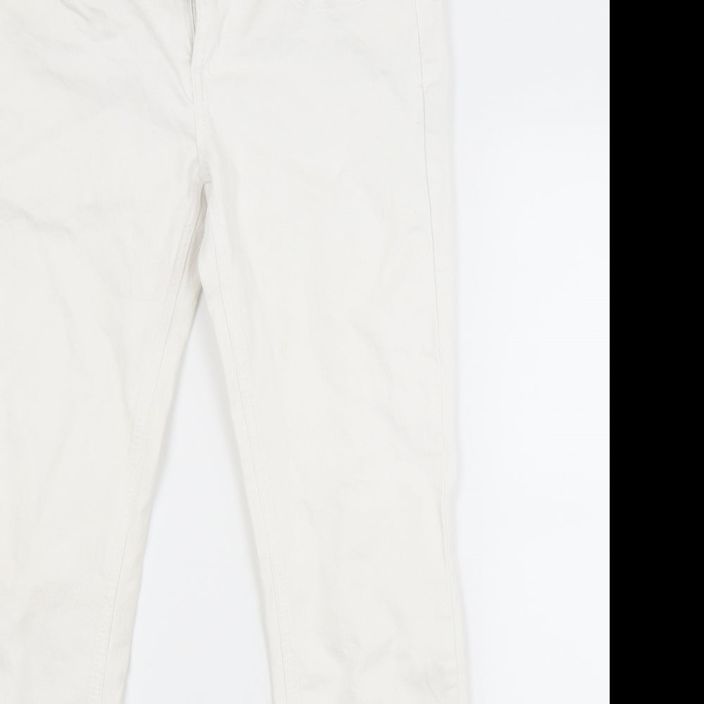 MK Womens White  Denim Bootcut Jeans Size 10 L29 in
