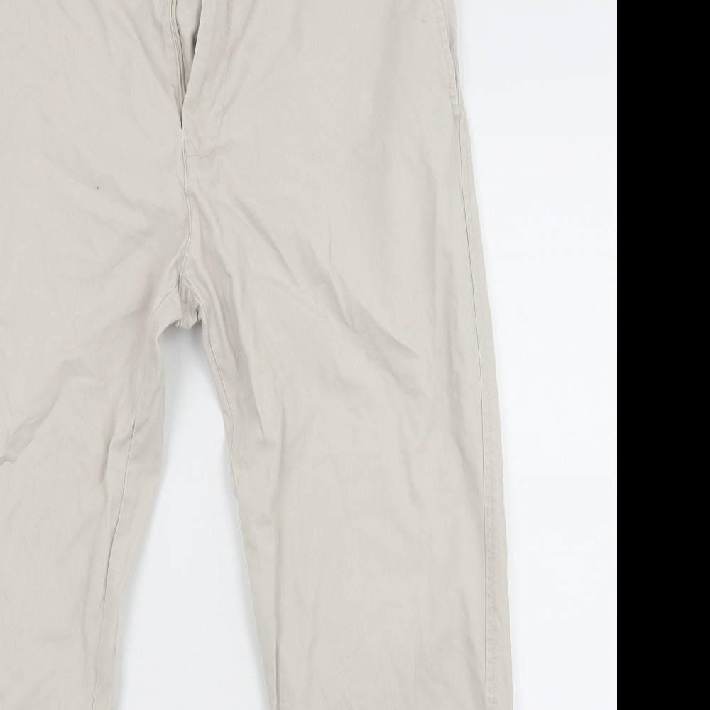 Marks and Spencer Mens Beige   Trousers  Size 38 L31 in