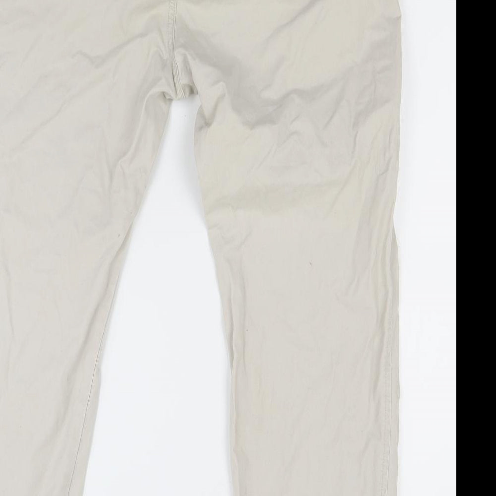 Marks and Spencer Mens Beige   Trousers  Size 38 L31 in