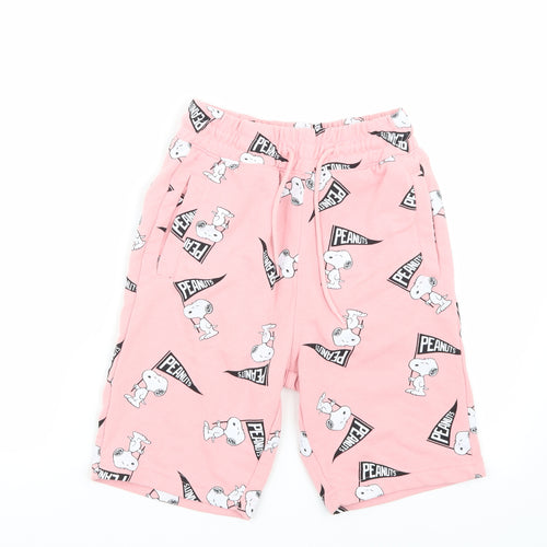H&M Womens Pink   Sweat Shorts Size XS