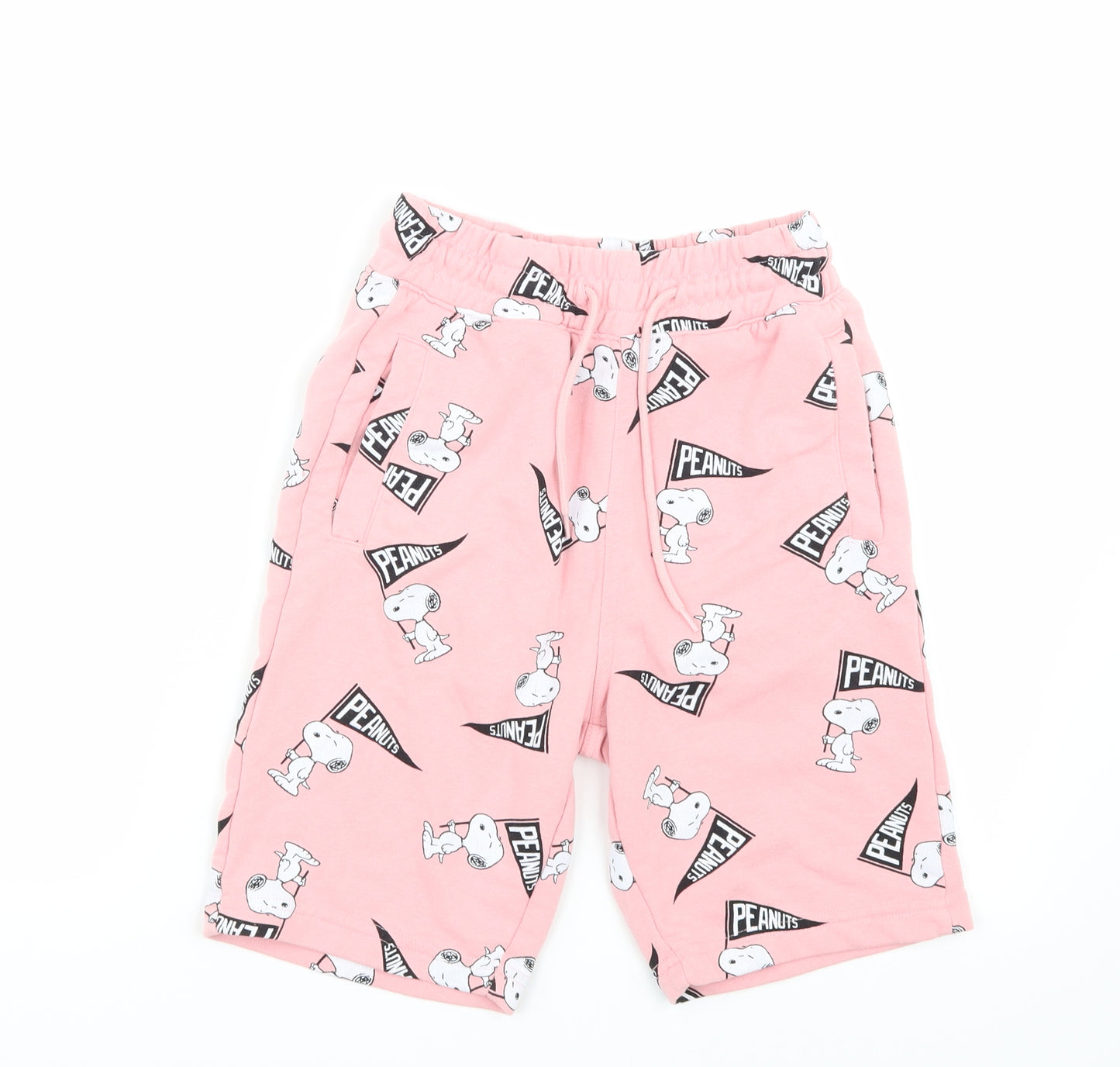 H&M Womens Pink   Sweat Shorts Size XS