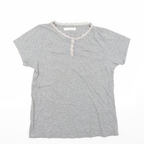 Womans Secret Womens Grey   Basic T-Shirt Size 10