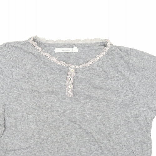Womans Secret Womens Grey   Basic T-Shirt Size 10
