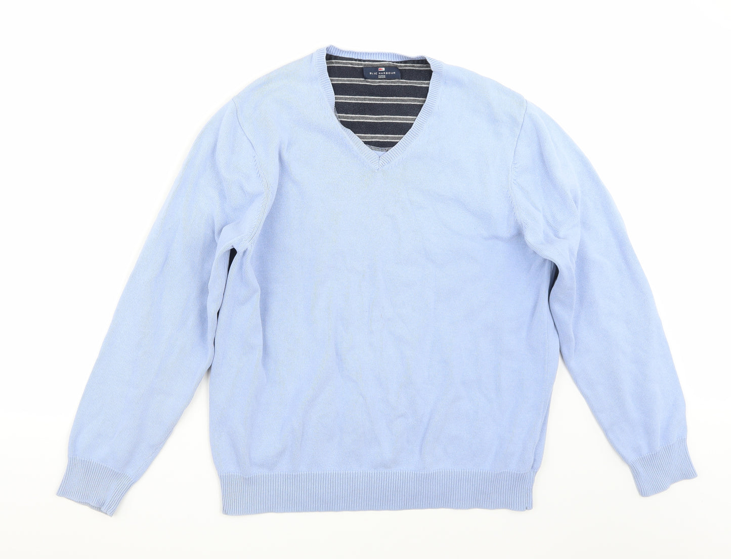 Marks and Spencer Womens Blue   Pullover Jumper Size L