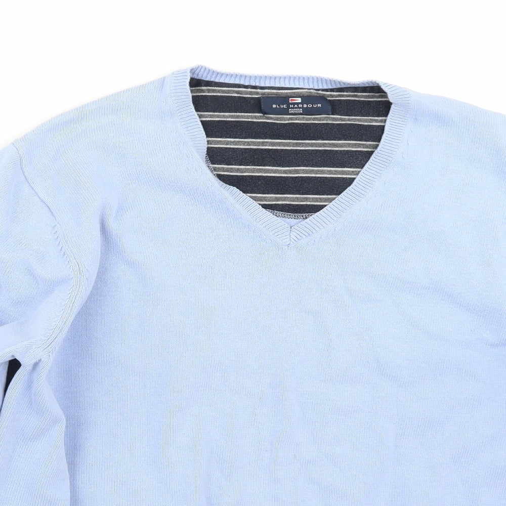 Marks and Spencer Womens Blue   Pullover Jumper Size L