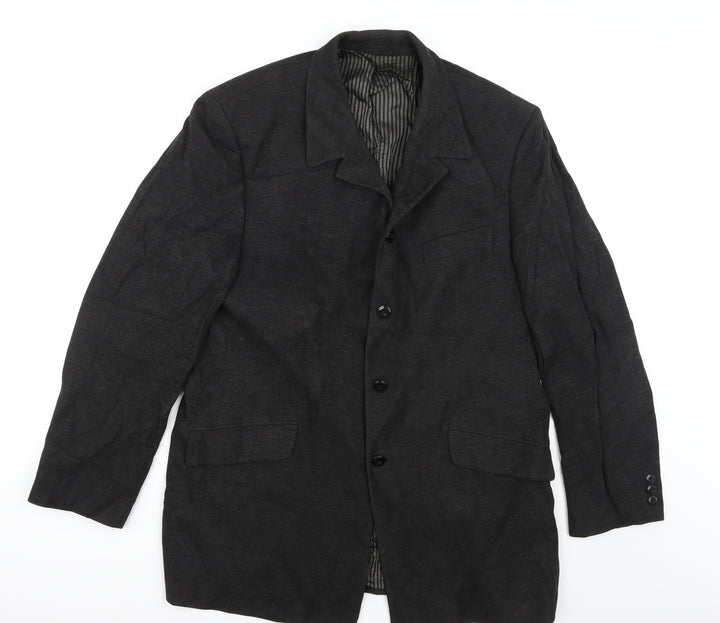 Preworn Mens Brown   Jacket Suit Jacket Size 38