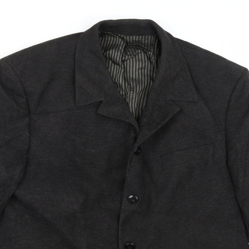 Preworn Mens Brown   Jacket Suit Jacket Size 38