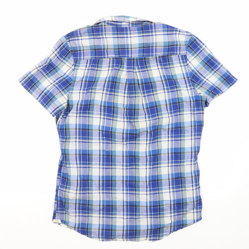 Lee Mens Blue Check   Button-Up Size S