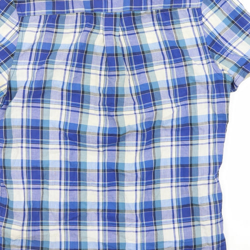 Lee Mens Blue Check   Button-Up Size S