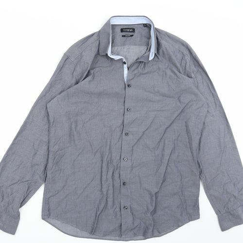 Autograph Mens Blue    Button-Up Size 42
