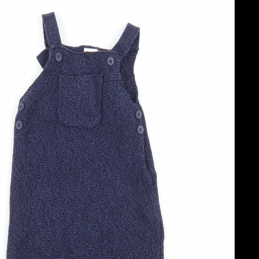 Mini Club Baby Blue   Dungaree One-Piece Size 3-6 Months