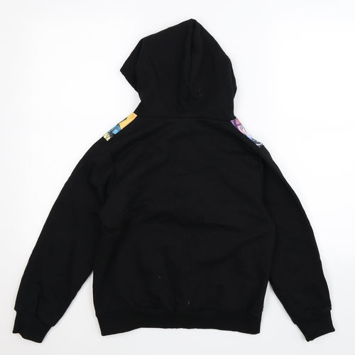 Preworn Womens Black   Full Zip Hoodie Size 12